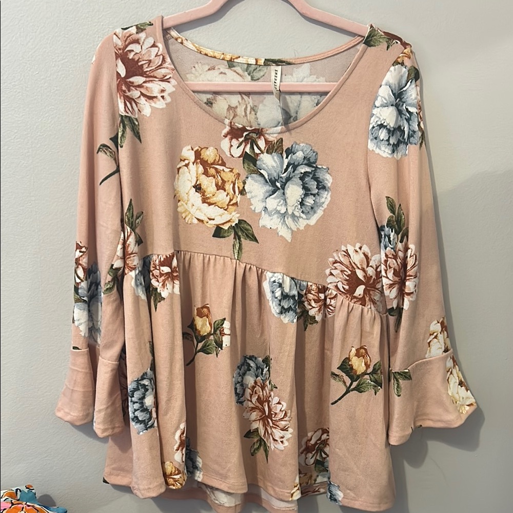 Floral Print Women's Top